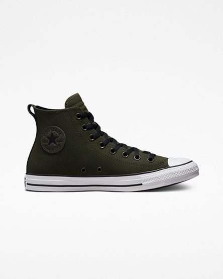 Zapatillas Altas Converse Chuck Taylor All Star TecTuff Mujer Verde Oliva Verde Blancas Negras | PE E275L8